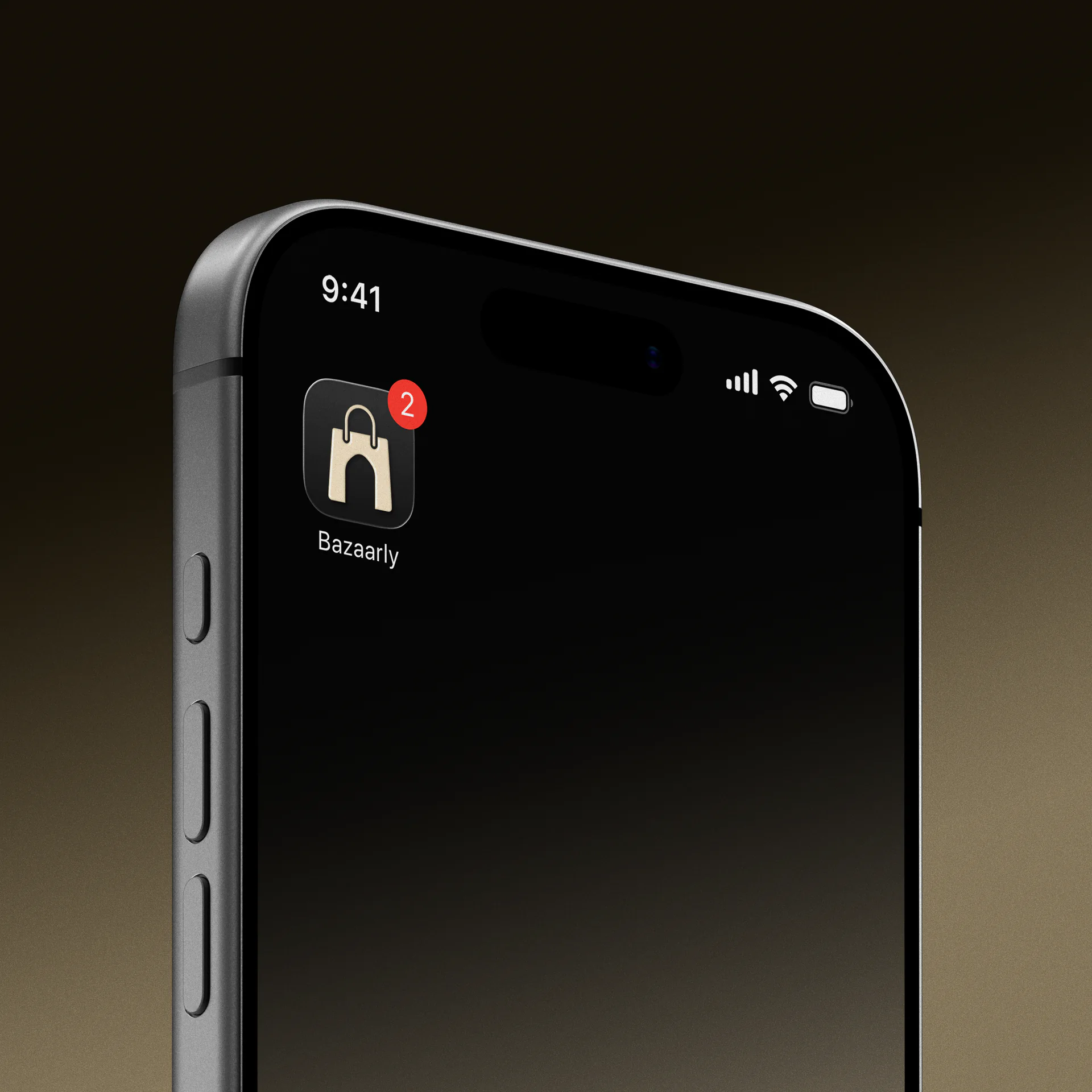 Bazaarly — Brand symbol as an app icon